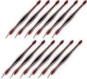 12 Pieces Nail Cuticle Remover Trimmer Pusher Manicure Dead Skin Removal Tool Nail Art Tools