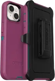 OtterBox DEFENDER Series w/ Holster for Apple iPhone 14 / 13- PINK (Canyon Sun)