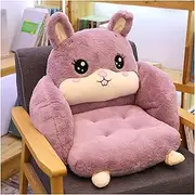 GZXHI Animal Rabbit Inu Pillow Soft Cushion 55 * 55CM Cartoon Chair Cushion Thicken Seat Pad Home Decorative Stuffed (Color : Hamster)