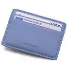 Vidici Executive Vegan Leather Credit Card Holder Wallet in Blue