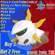 Pokémon Sword and Shield ✨ Shiny Larvesta ✨ W/ Best 6IV Customizable