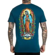 Sullen Art Collective Reza Por El Blue Mens T-Shirt