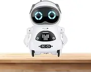 Interactive Talking Robot Toy, Small Musical Learning Robot, Singing, and Dancing Features, Encourages Creativity and Early Development for Boys and Girls, 3.35x2.56x1.97 in