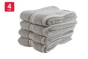 Onkaparinga Set of 4 600GSM Flinders Hand Towels (Grey)