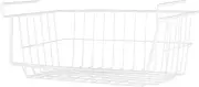 Whitmor White Wire Shelf Basket