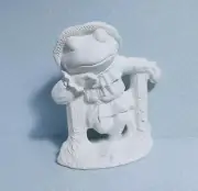 Frog (Hoppy the Scarecrow) ~ Ceramic Bisque Ready to Paint