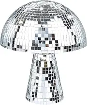 Buhygn Mirror Disco Mushroom | Mirror Glitter Disco Ball for Home Art,Reflective Lights Party Décor for Weddings, Events, Birthdays, Baby Showers