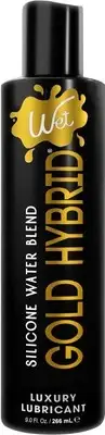 Gold Hybrid Silicone and Water-Based Lubricant | Long-Lasting Performance, Pr...
