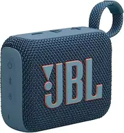 JBL Go 4, Ultra-Portable JBL Pro Sound with punchier bass, Up to 7 Hours of Playtime Plus 2 Hours with Playtime Boost, Waterproof and dustproof, Multi-Speaker Connection by Auracast, Blue