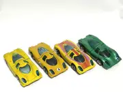 CUSTOM MADE - LOT OF 4 Gorgeous PORSCHE P-917 Cars , Redlines & Blackwall