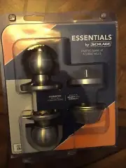 Essentials SCHLAGE - Satin Stainless Steel Door Lock w/Deadbolt #630