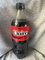 Share A Coke with Claire 2025 Personalized Gift Coca Cola Bottle 20oz Zero