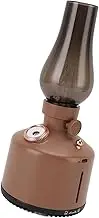 MENDUNER Humidifier 260ml, Cool Mist with Quiet Running, 2 Mist Levels, Night Light for Home Bedroom (Coffee)