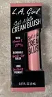 L.A. Girl Cream Blush Soft Matte GBL441 Rosebud Blendable 0.27 fl oz