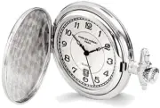 Charles Hubert Chrome-finish Unicorn Shield Pocket Watch