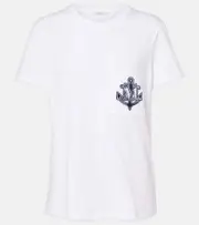 [Max Mara] Max Mara Acacia cotton T-shirt UK 14 white