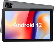 C idea Android 12 Tablet,10.0 Inch Tablets PC with Play Store,64GB ROM 3GB RAM/512GB Expand,HD IPS Display Octa-core Processor,Dual Camera,5.5 Hours Battery,GMS Certified(Space Gray)