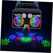 LED Patterns Stage Ligths, Party Lights Dj Disco Lights with Remote & DMX