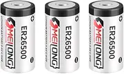 YICUAA (3-Pack) ER26500 3.6V 9000mAh C Size Non-Rechargeable Lithium Battery