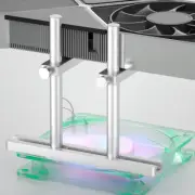 Graphics Card GPU Support Bracket: Adjustable Aluminum GPU Sag Bracket Video Car