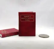 1:6 Scale MEDICAL DICTIONARY Readable Illustrated Miniature Book