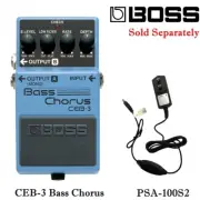 BOSS Effects Pedal Bass Guitar Modulation CEB-3 Bass Chorus AC adapter PSA-100S2