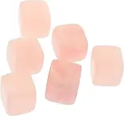6Pcs Reusable Quartz Whiskey Stones Decorative Ice Cubes for Drinks Unique Present for Home Bar and Restaurant Use Aesthetic Cube Shape Safe Material