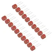 20Pcs DIP Mounted Miniature Cylinder Slow Blow Micro Fuse T1A 1A 250V Red