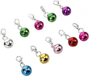 HAPINARY 10Pcs Wear Resistant Pet Collar Bells Crafted Hanging Bells for Cats Dogs Decorative Accessories for Festive Atmosphere Easy to Hang Connect