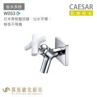 在飛比找樂天市場購物網優惠-CAESAR 凱撒衛浴 W053 省水長栓 公共冷水龍頭 免