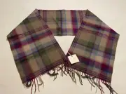 McCabe Collection 100% Pure Wool Plaid Scarf - NWT
