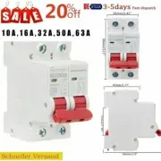 2P DC1000V Circuit Breaker 10-63A DC Photovoltaic MCB Curve PV Solar Safe Y O3Z0