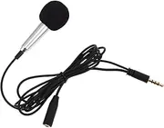 Sosoport Mini Handheld Condenser Microphone for Karaoke Live Streaming Portable Tiny Mic with Jack Stylish Design for Vocals Durable Body for Outstanding Performance