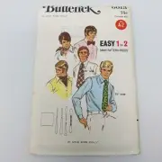 Butterick Sewing Pattern 6013 Neckties Ascot Square Scarf Mens Bowtie Tie OS