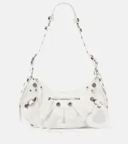 [Balenciaga] Balenciaga Le Cagole Small leather shoulder bag One Size white