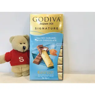 GODIVA 迷你巧克力棒 牛奶 血橙 黑巧克力 海鹽 焦糖 杏仁 【Sunny Buy】