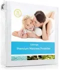 Linenspa Premium Smooth Fabric Mattress Protector - 100% Waterproof - King