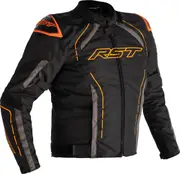 RST S-1 Motorcycle Textile Jacket, black-grey-orange, Size 3XL for Men Black Grey Orange