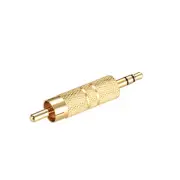 3.5mm Male to RCA Male Connector Stereo Audio Video Adapter Coupler Converter
