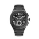 【GUESS】黑色系 三眼日期顯示 圓角方型腕錶 不鏽鋼錶帶 男錶 手錶 交換/聖誕禮物(GW0572G3)