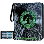 9 Pocket Card Binder, 720 Double Sided Pocket Trading Card Binder, Premium PU...