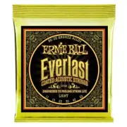 Ernie Ball Everlast Light 80/20 Bronze Acoustic Guitar Strings 11-52 Gauge P0...