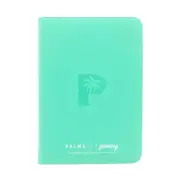 Collector's Series TOP LOADER Zip Binder - Turquoise CLEAR (216 Capacity)