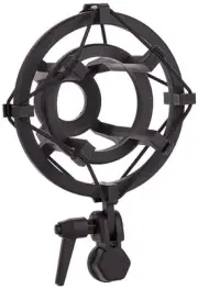 SM2 Suspension Shock Mount for Large Diaphragm Condenser Microphones, Black