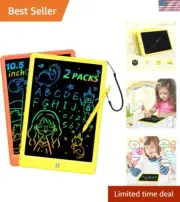 Portable Kids Drawing Tablet with One-Click Erase - Safe Fun for Ages 3-8