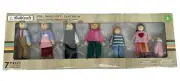 KIDKRAFT Doll Family 7 Poseable New In Box Grandparents Parents 2 Children Baby
