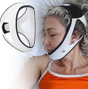 Anti Snoring Chin Strap - Snore Stopper & Snoring Solution - Breathable, Flexible & Easily Adjustable with Eversoft Technology (MediumLarge)