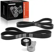 Engine Serpentine Belt Drive Kit Compatible with Ford F-150 F150 2011-2017, Mustang 2015-2017 & Lincoln Navigator 2015-2017
