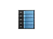 iStarUSA BPN-DE350HD-BLUE Trayless 3 x 5.25" to 5 x 3.5" 12Gb/s HDD Hot-swap Rac