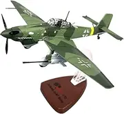 Simulation Alloy Aircraft Model 1:72 Alloy German Stuka Junkers Ju-87G1 Dive Bomber Model